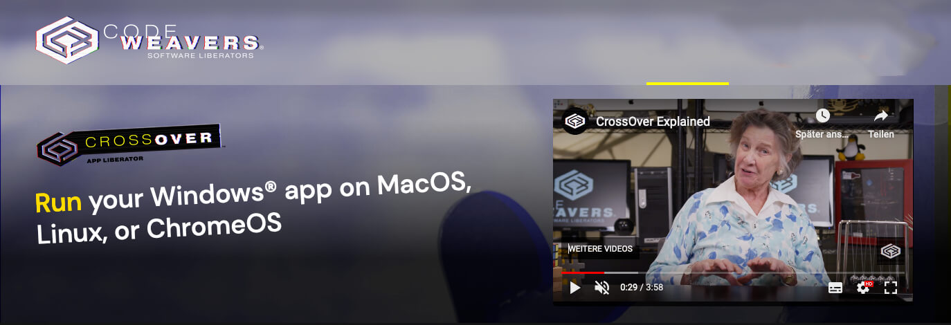windows emulator for mac crossover